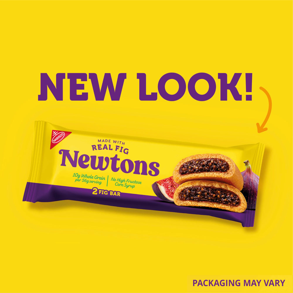 Fig Newtons paquetes individuales abiertos listos para un snack inmediato