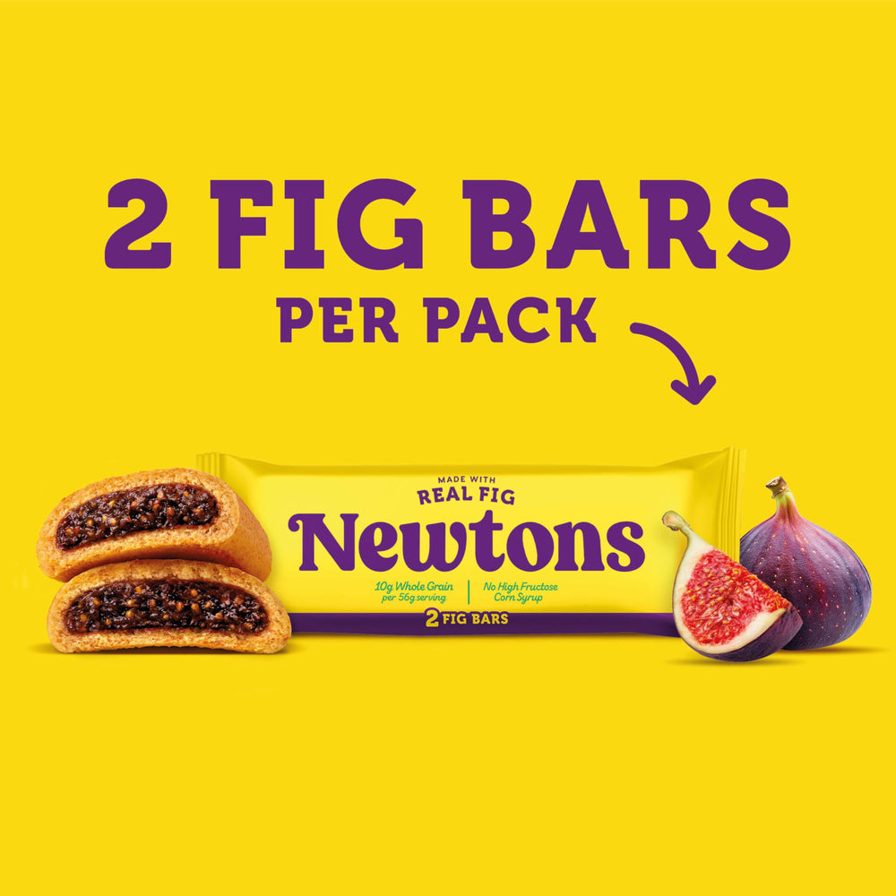 Fig Newtons caja con cuatro bandejas de 10 paquetes cómoda para almacén