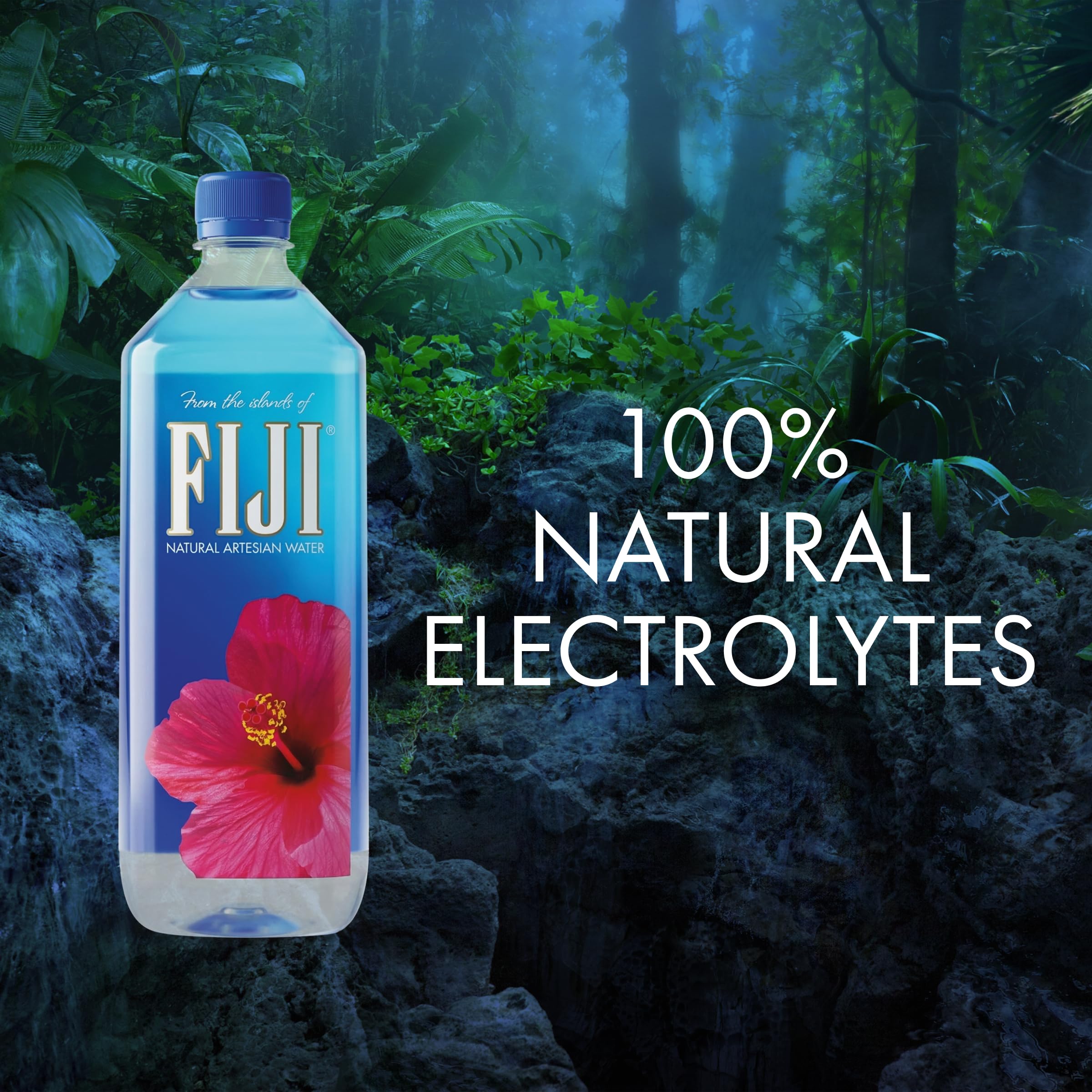FIJI botella servida en mesa de restaurante resaltando su uso culinario