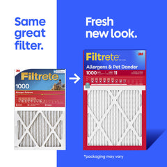 Filtrete pleat detail close-up showing depth and dust capture benefit