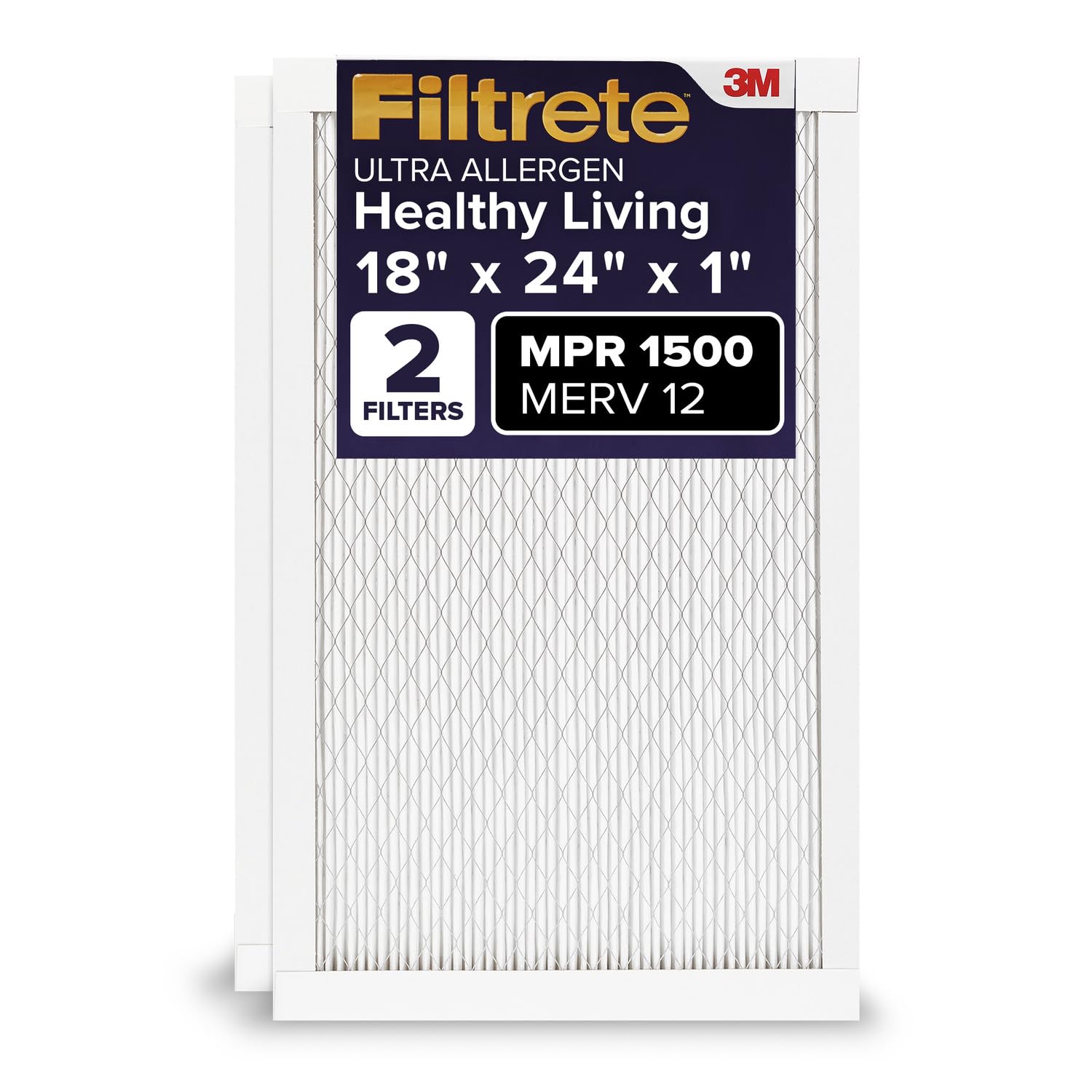 Filtrete tamaño con regla para verificar ajuste y facilidad de instalación