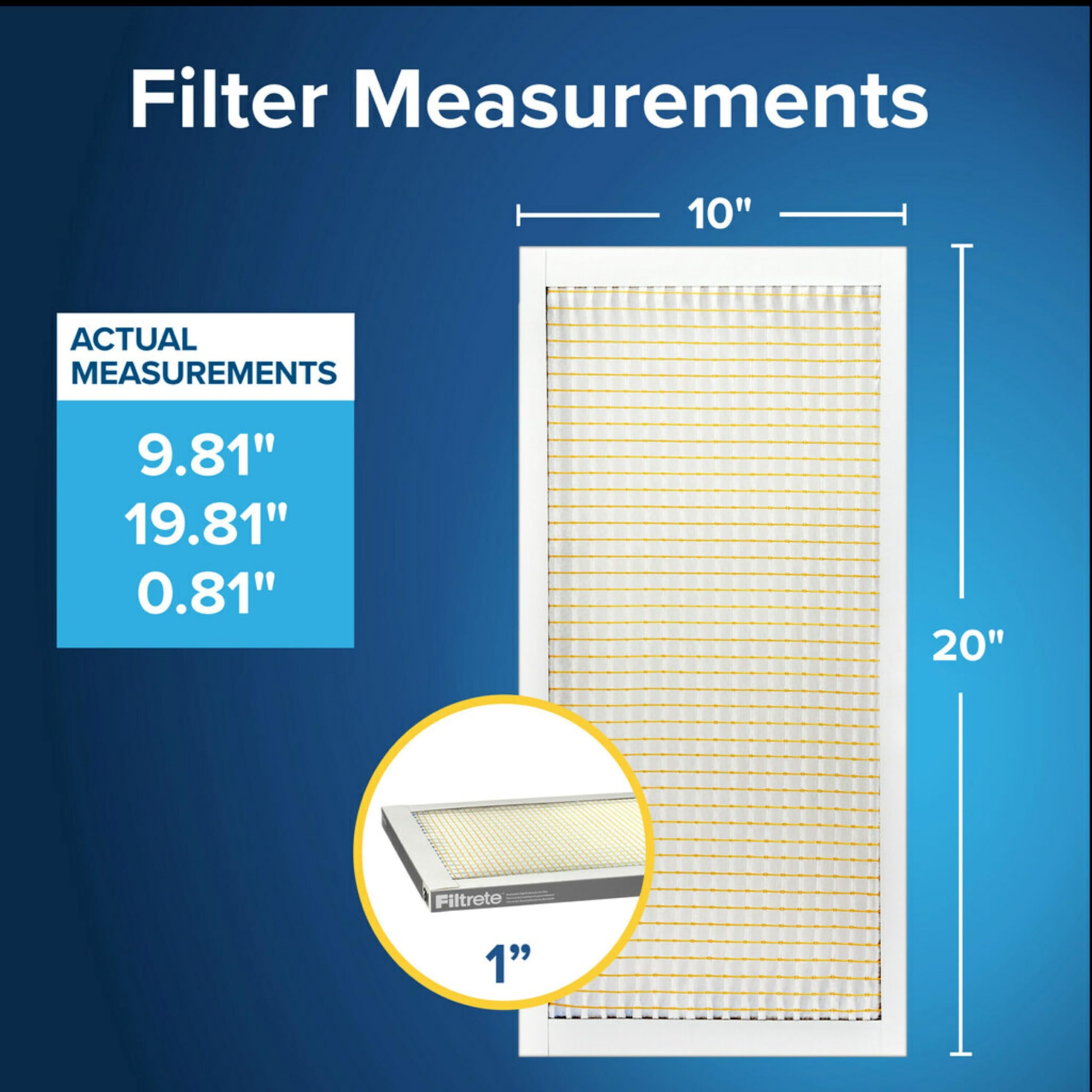 Filtrete detalle de pliegues y textura que mejora la captura de polvo