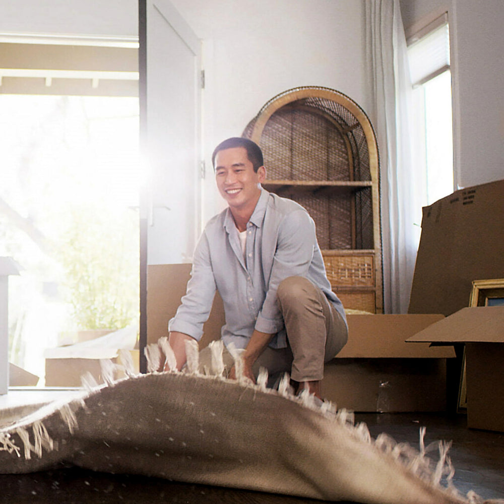 Filtrete primer plano del borde pleado, durabilidad