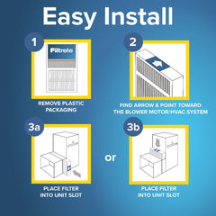 Filtrete etiqueta con certificación Asthma & Allergy Friendly y reciclado