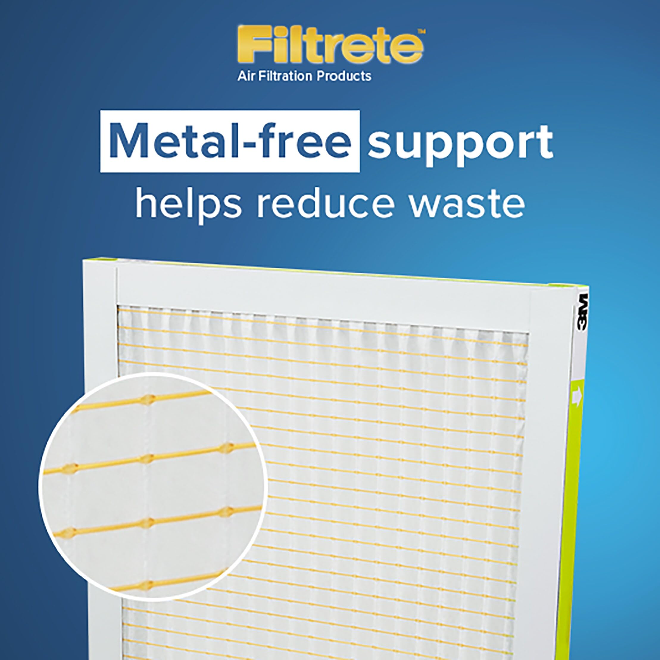 Filtrete four-pack stacked ready to swap filters for maintenance