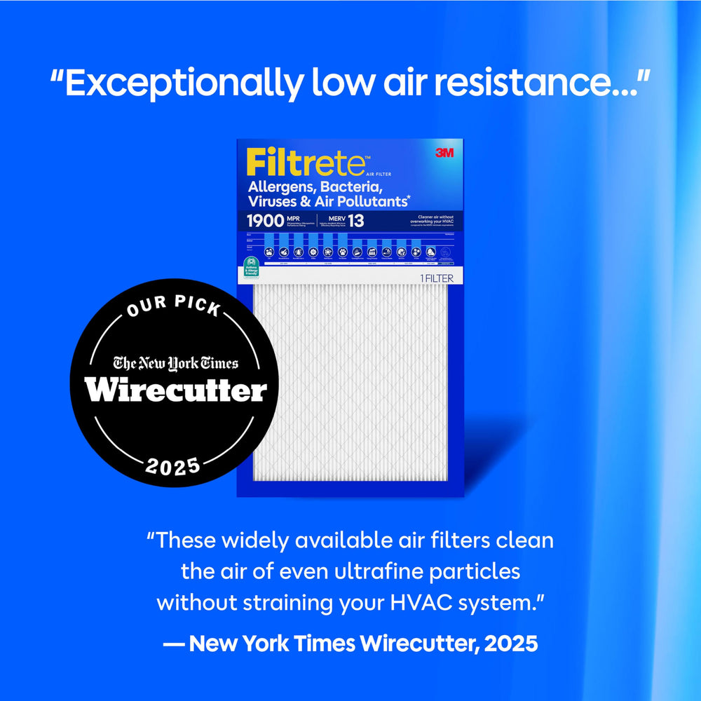 Filtrete filter installed in HVAC slot demonstrating easy replacement