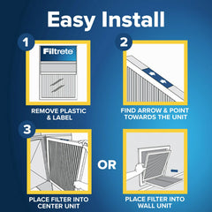 Filtrete textura de plegado electrostático que atrapa polvo eficaz