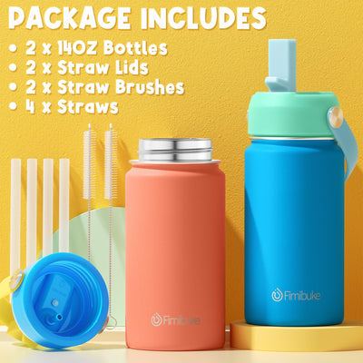 Fimibuke bottle in use by child at playground promoting easy hydration
