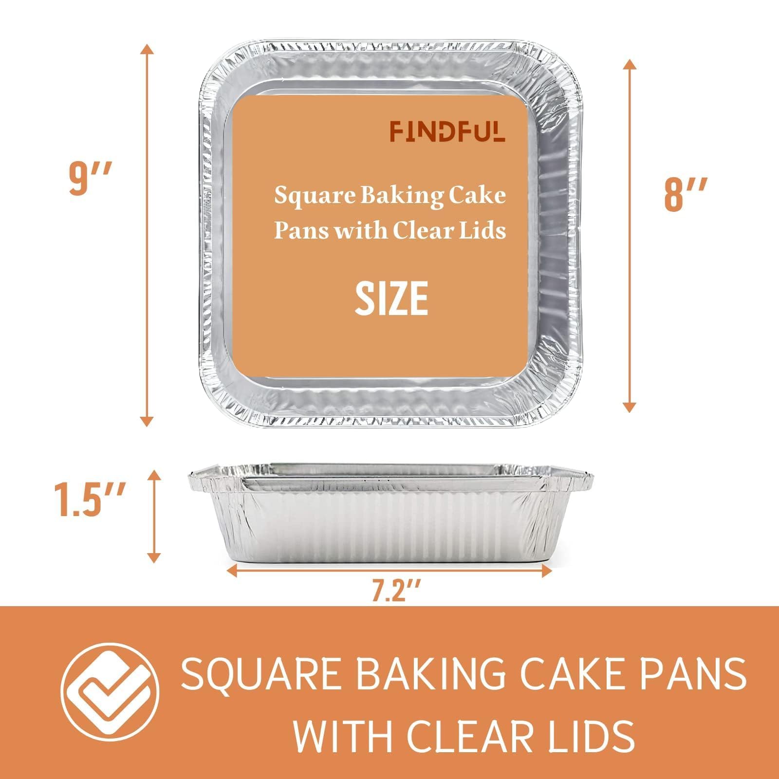 Findful tapa transparente cerrada sobre bandeja, visibilidad y protección