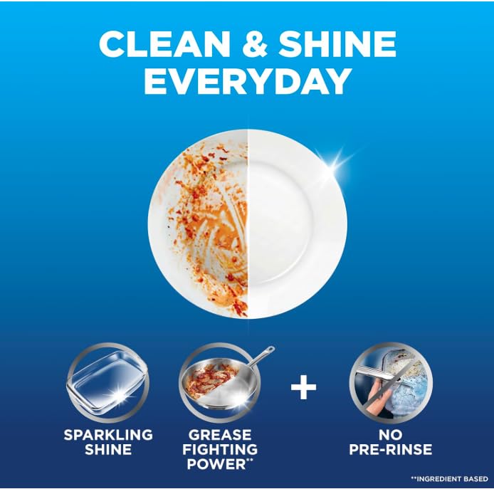 Finish tablet close-up of Powerball and texture showing concentrated cleaning action