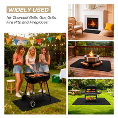 FIREWESS comparación de tamaño con parrilla común