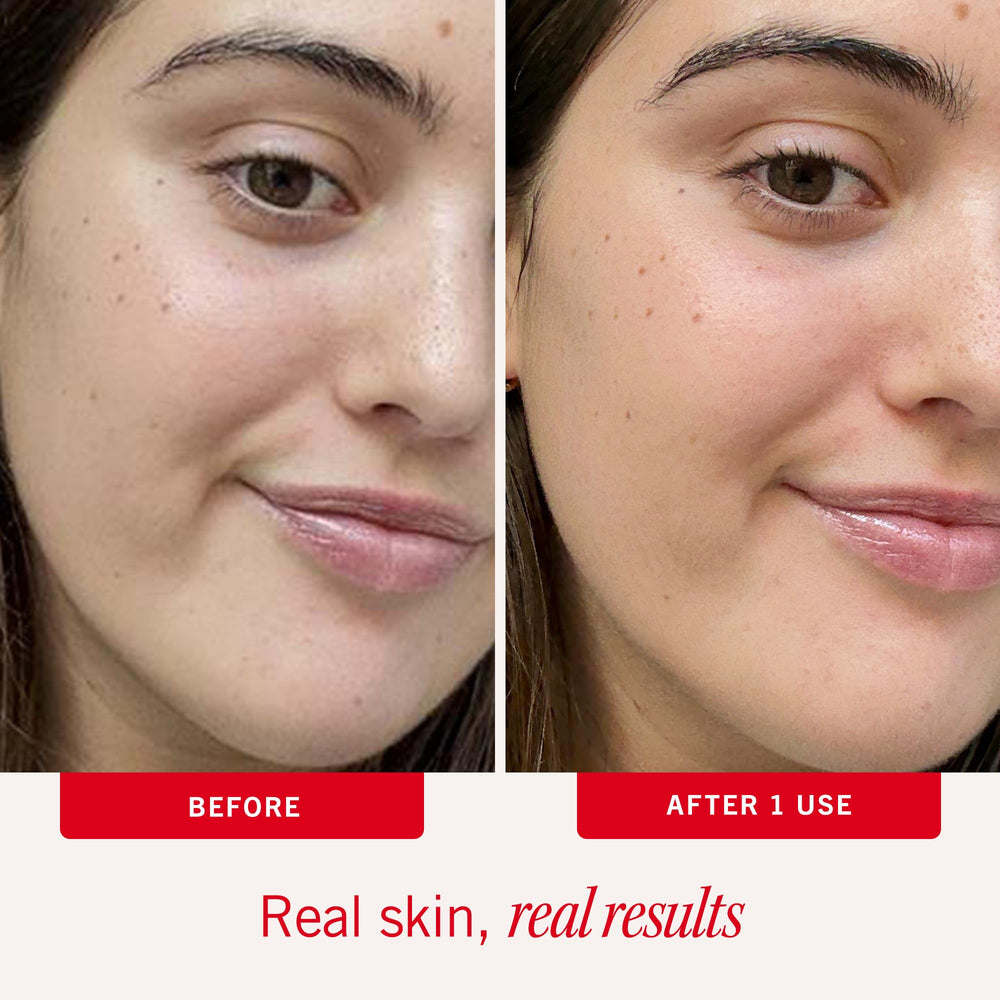 First Aid Beauty producto en rutina de maquillaje, hidratación bajo base