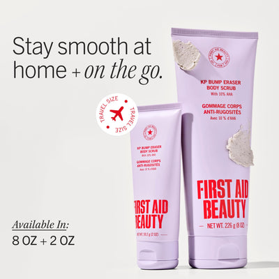 First Aid Beauty jar on bathroom shelf styled for daily routine inspiration and practical use