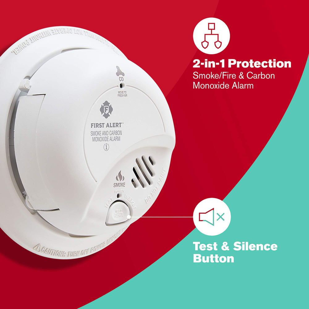 First Alert BRK close-up of sensor grille highlighting precise dual-sensor detection
