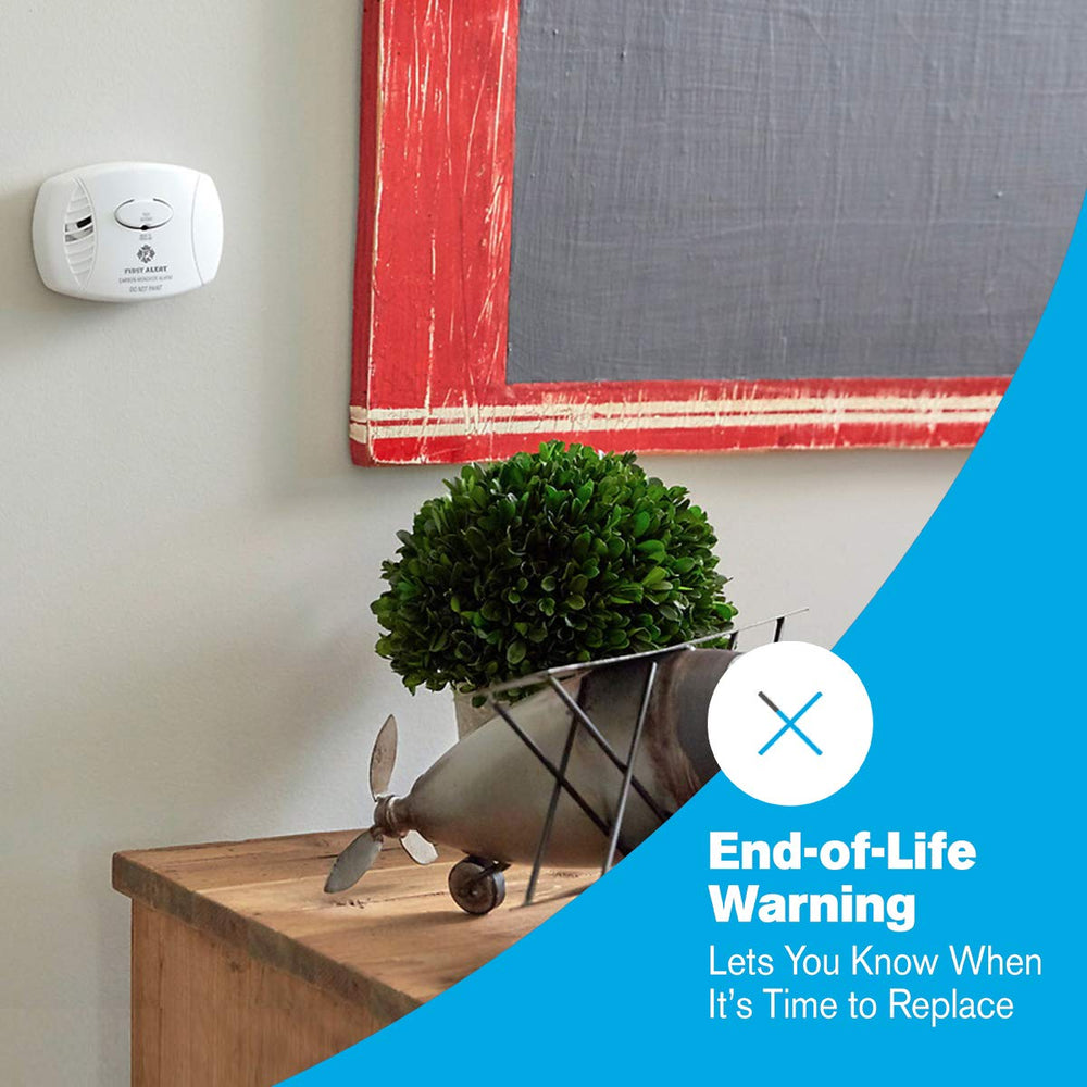 First Alert CO400 included mounting bracket displayed for easy wall installation benefit