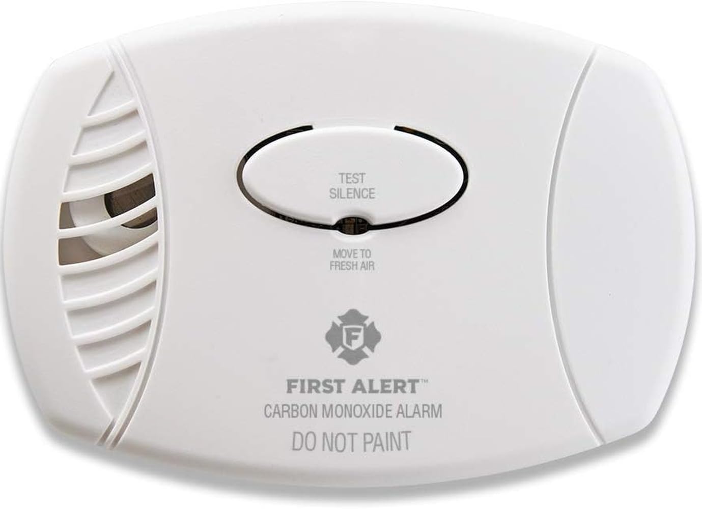 First Alert CO605 front view showing clean design and quick installation benefit