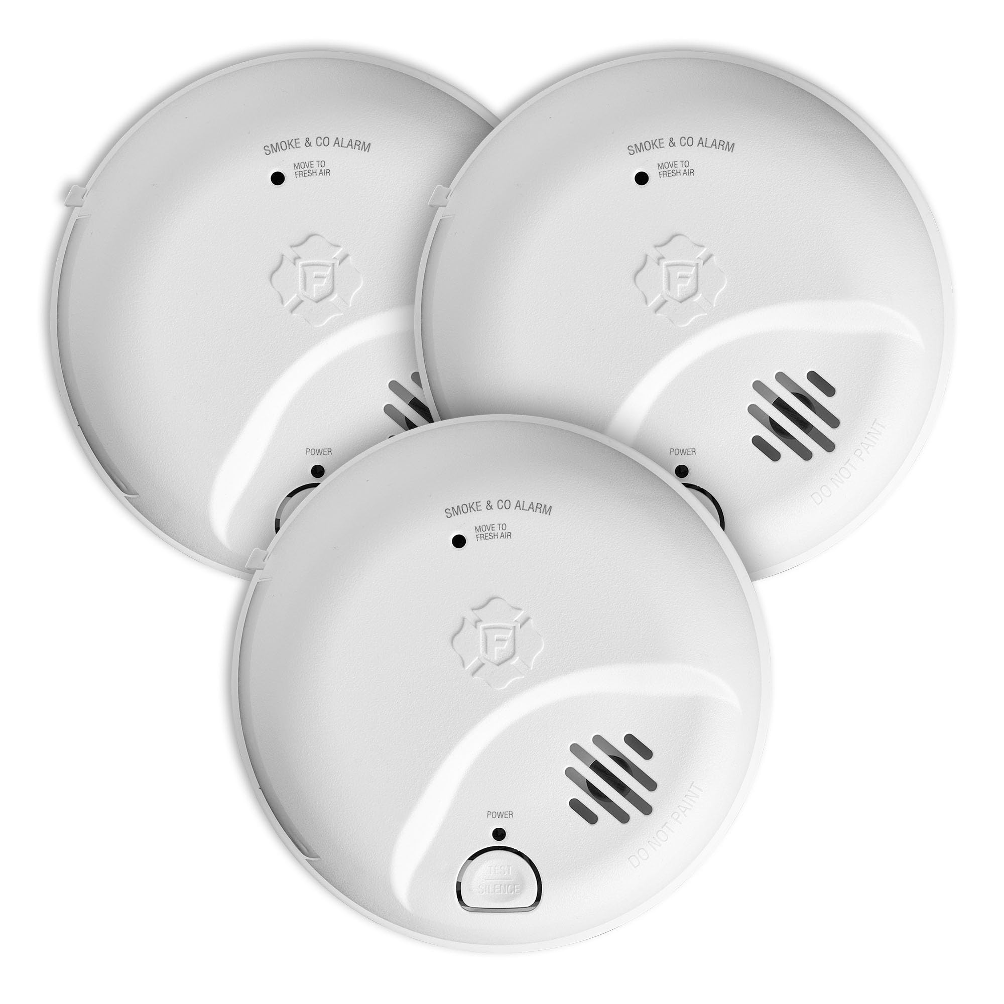 First Alert SMICO100 front view showing compact design and clear indicators for easy identification