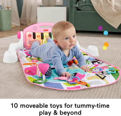 Fisher-Price arco con 10 juguetes linkables de alto contraste, favorece exploración