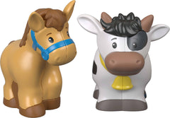 Fisher-Price comparación de tamaño de figura frente a mano para referencia de escala