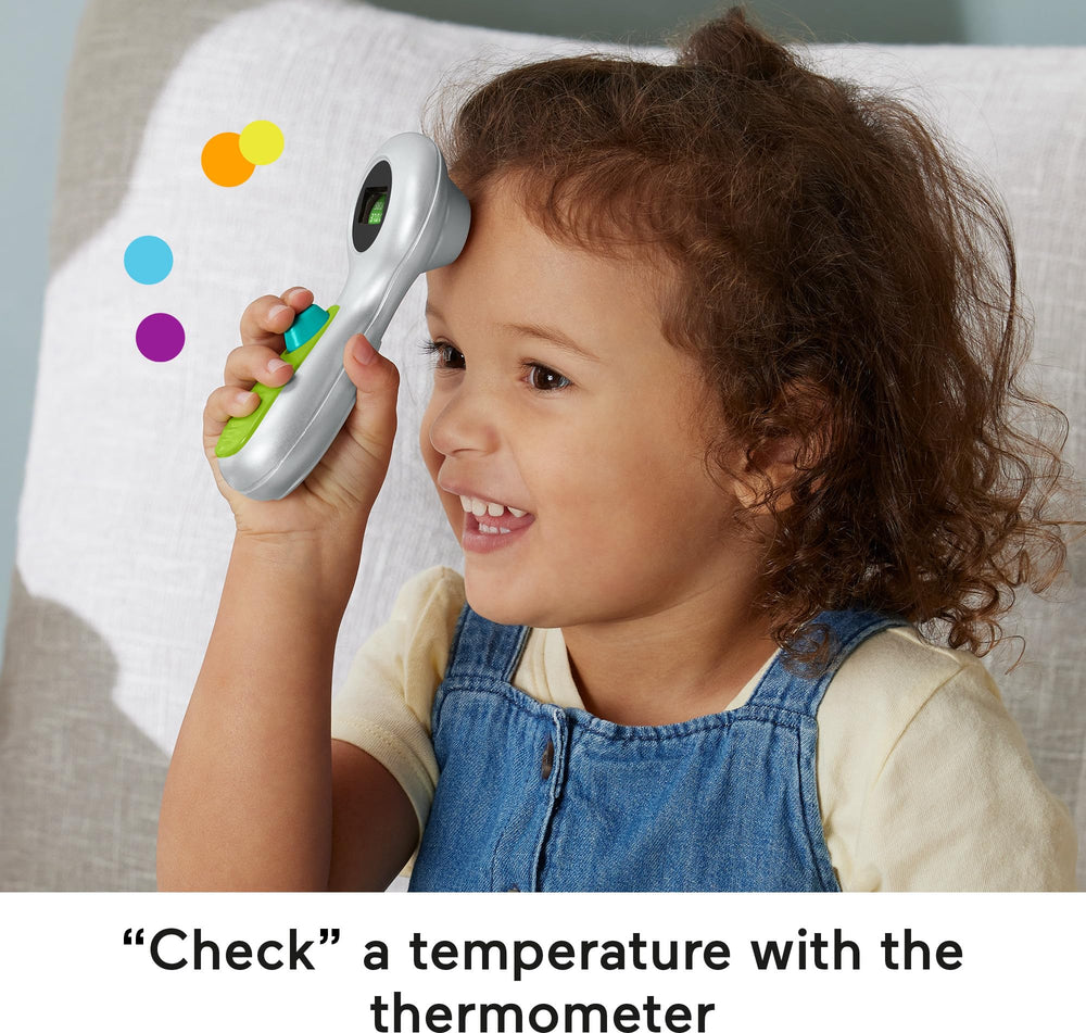 Fisher-Price detalle del estetoscopio que permite escuchar latidos imaginarios y mejorar la motricidad