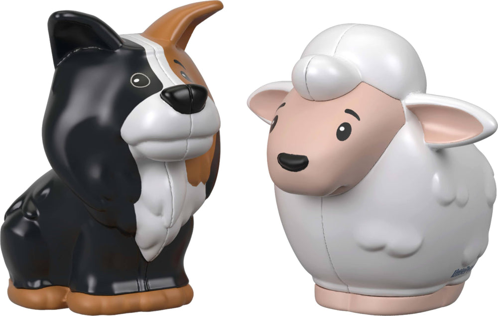 Fisher-Price etiqueta del set con nombres de animales y beneficios educativos claros