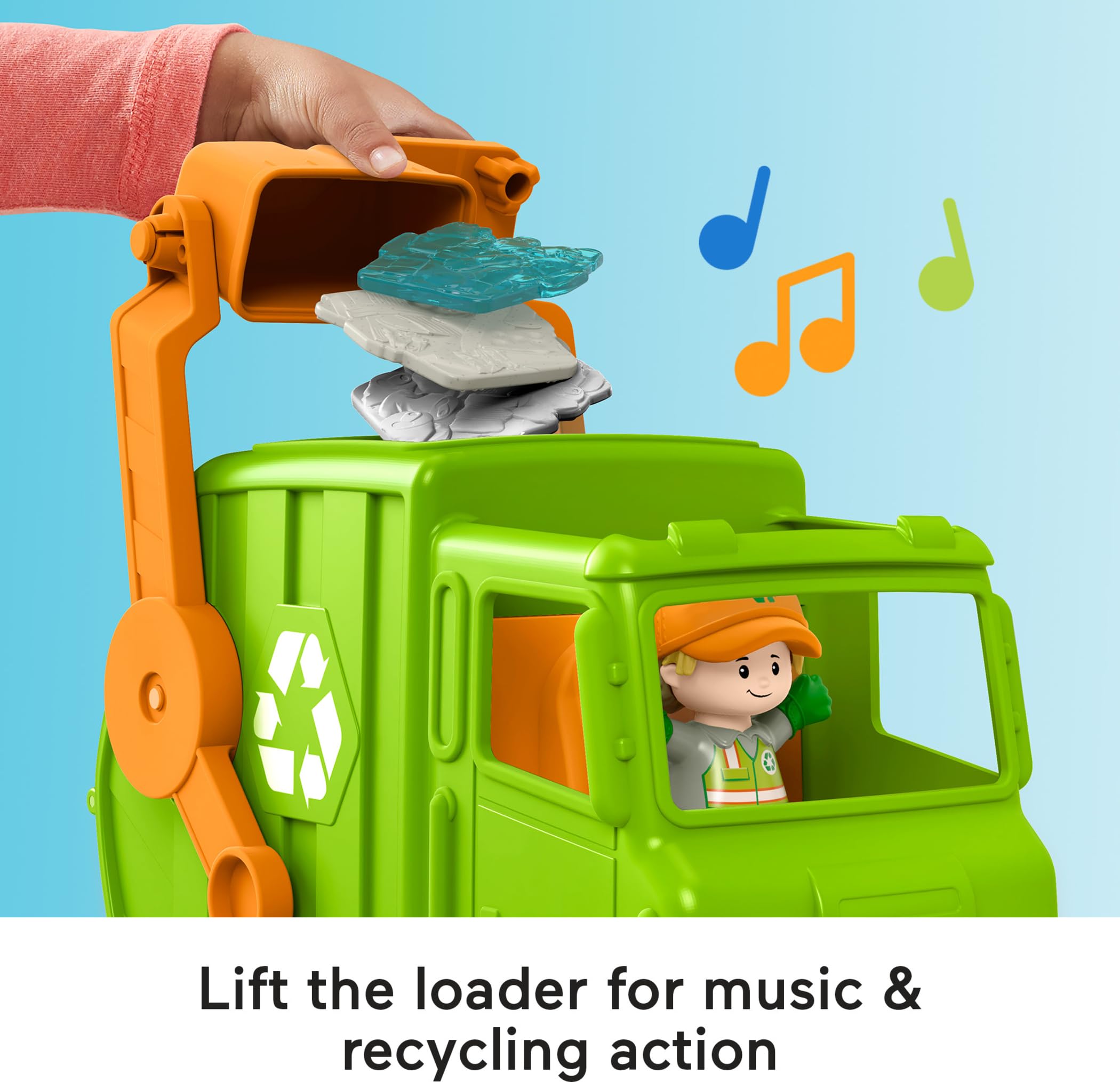 Fisher-Price figura del trabajador en mano para juego de roles
