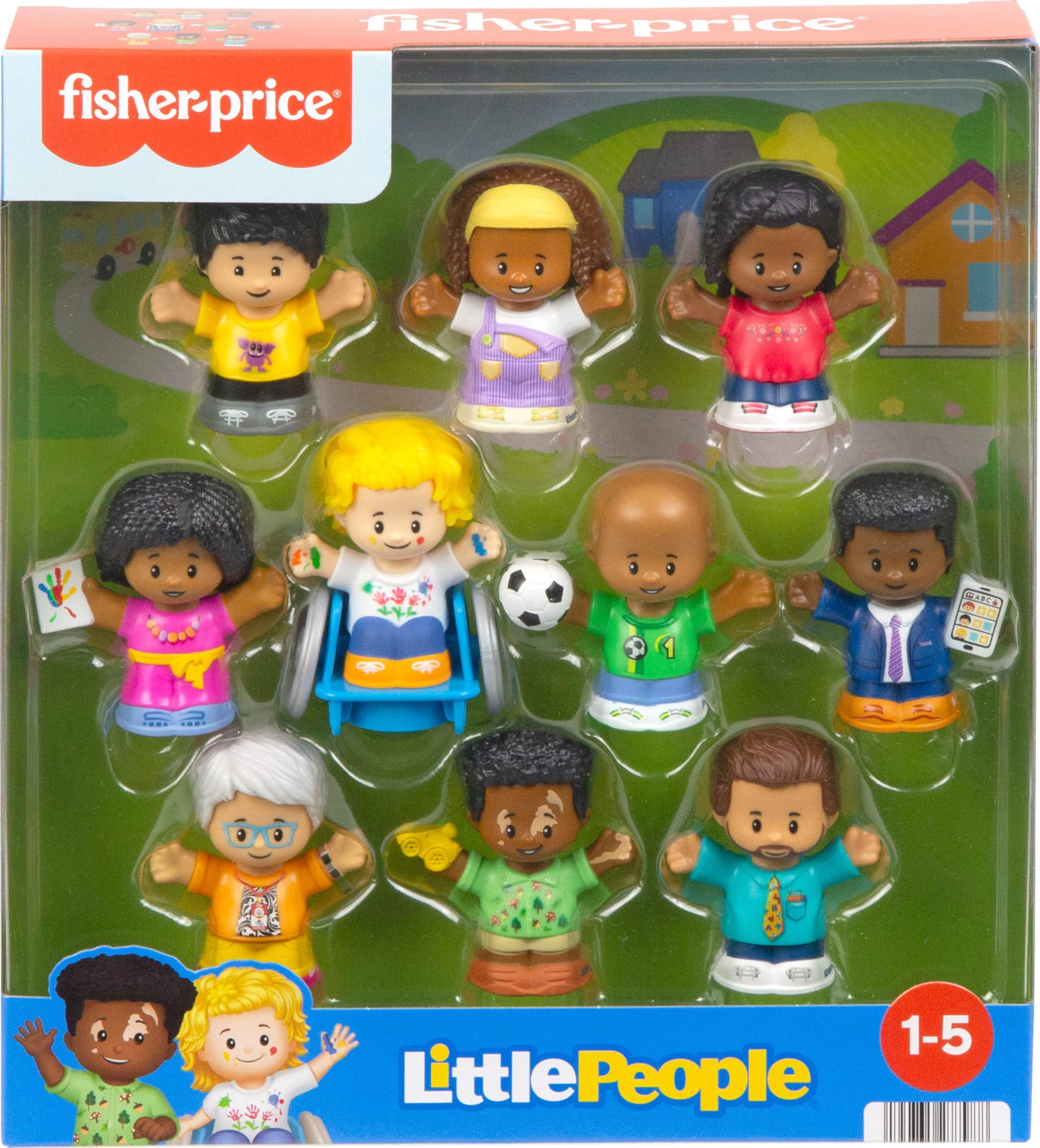 Fisher-Price figuras en escenario realista potenciando juego cooperativo