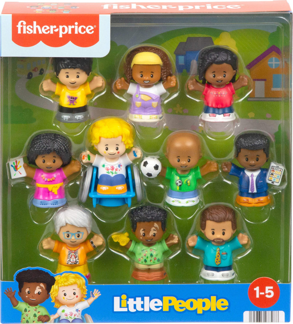 Fisher-Price figuras en escenario realista potenciando juego cooperativo