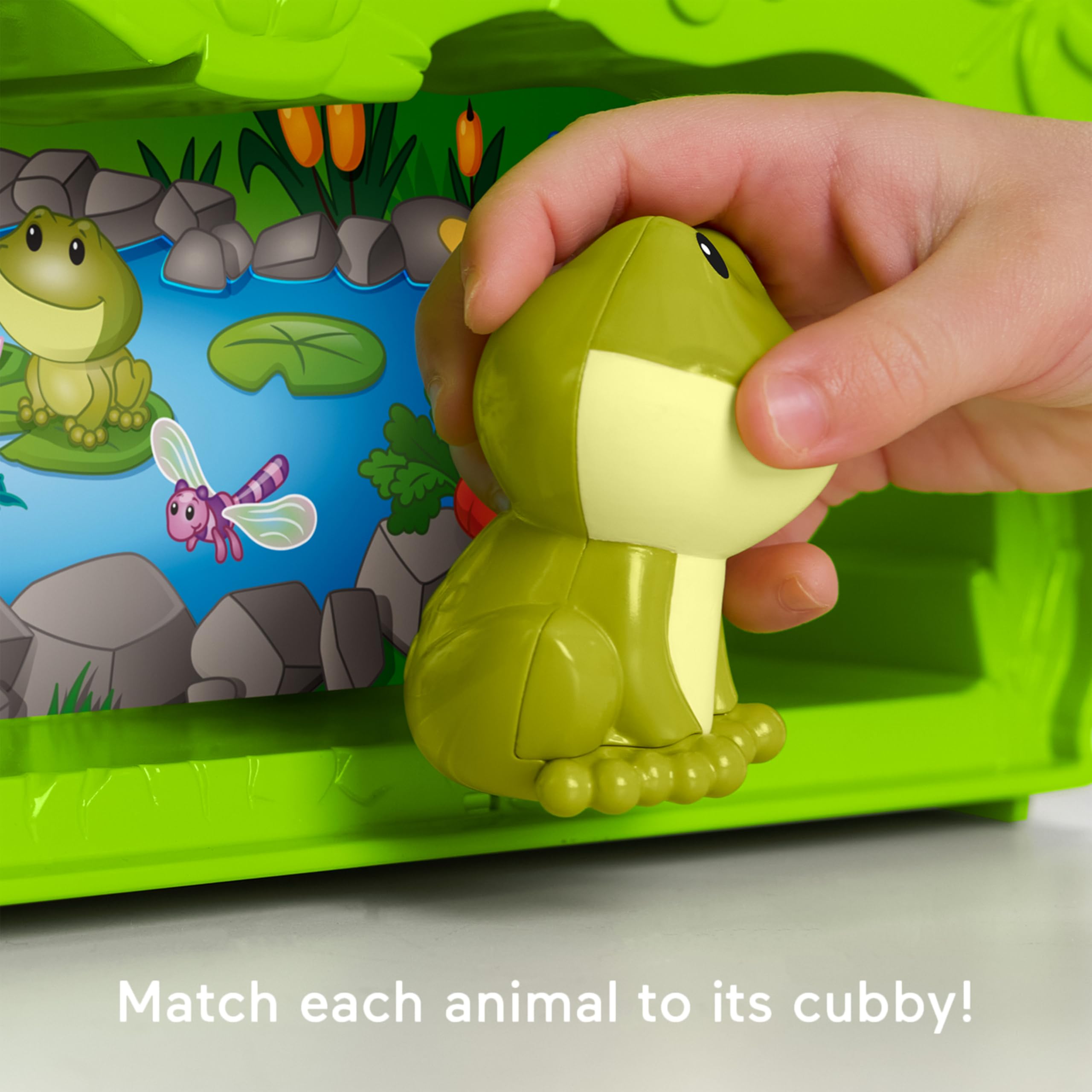 Fisher-Price detalle de textura de las figuras, acabado seguro y duradero