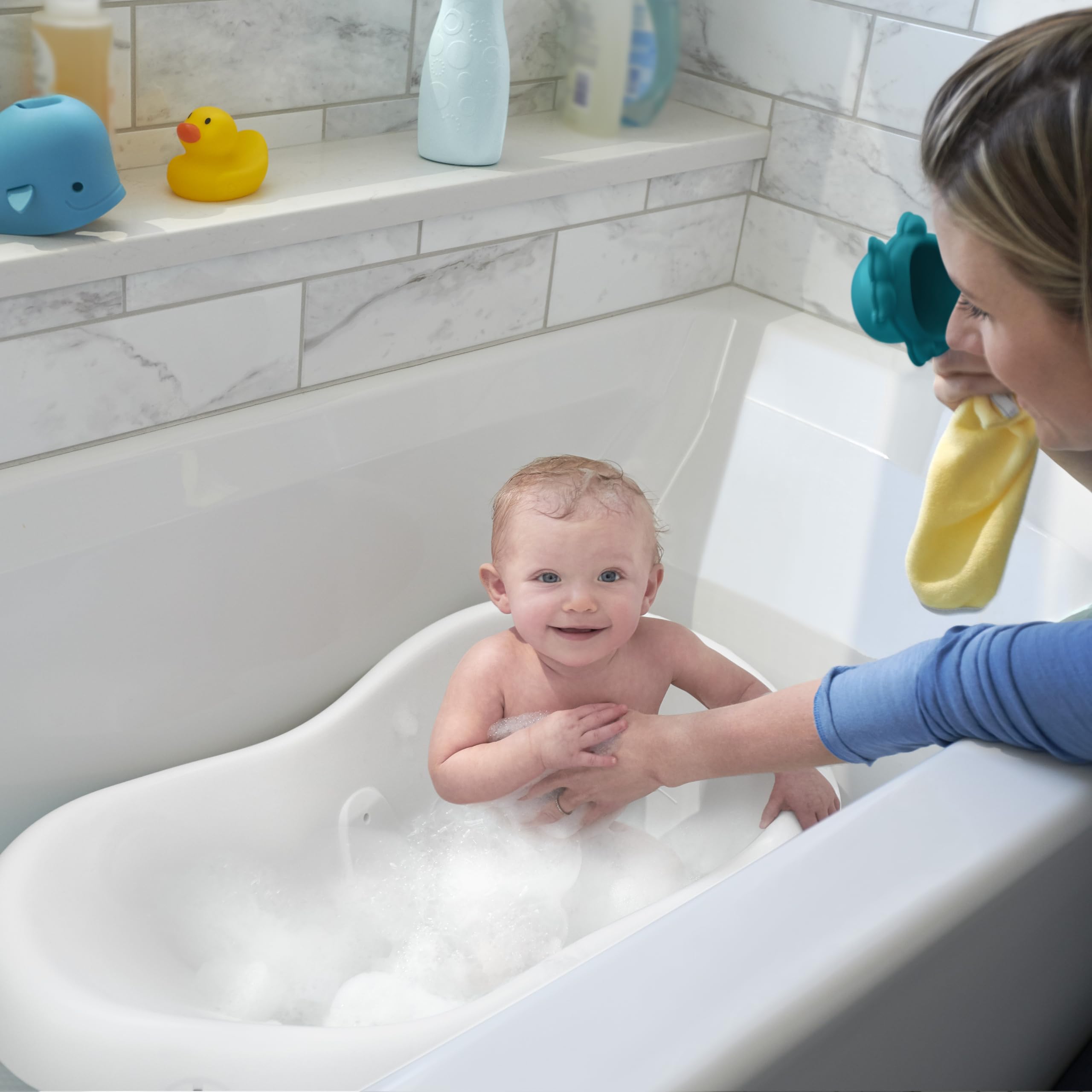 Fisher-Price close-up of soft mesh sling offering newborn comfort