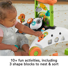 Fisher-Price vista trasera con múltiples actividades y botones educativos