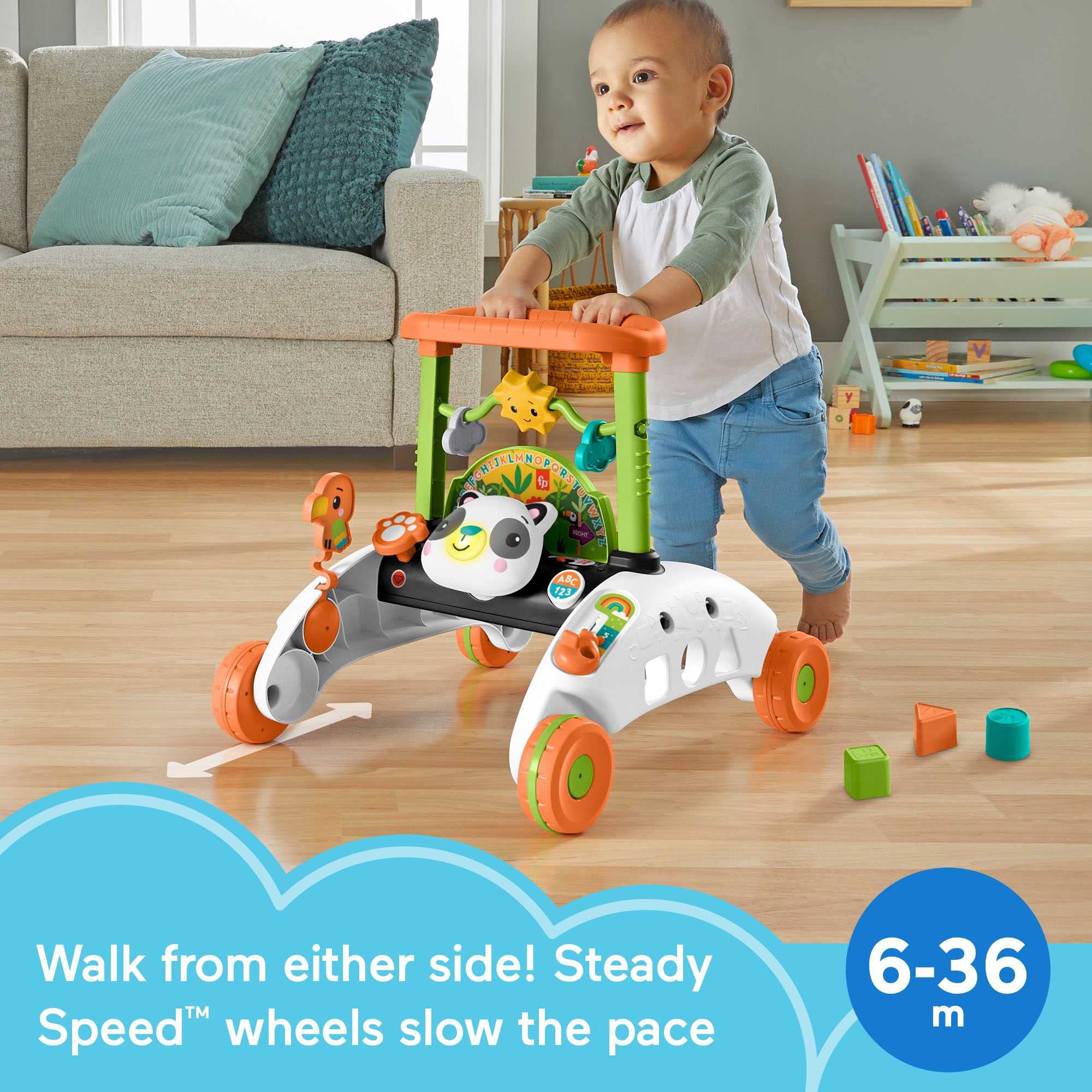 Fisher-Price primer plano de rueda Steady Speed para caminar seguro