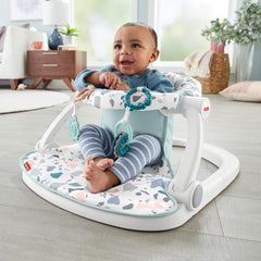 Fisher-Price primer plano de la tela acolchada que aporta suavidad al bebé