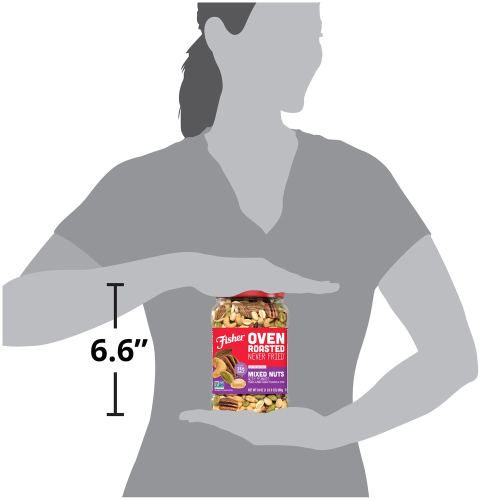 CHEF'S NATURALS Fisher reusable canister lid detail emphasizing resealable freshness