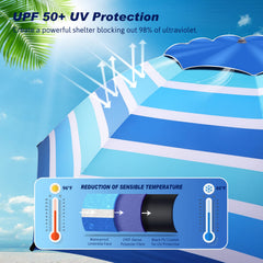 Fisqueen primer plano de tela UPF50+ que protege del sol