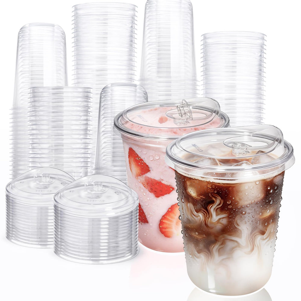 Fit Meal Prep vaso frontal transparente mostrando el contenido y la presentación
