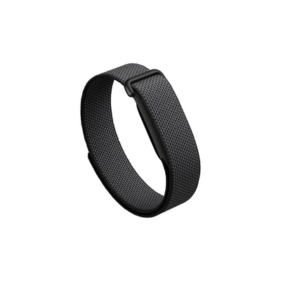 Fitbit Air front view showing obsidian band and sleek profile for discreet wear