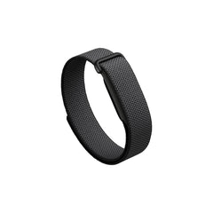 Fitbit Air front view showing obsidian band and sleek profile for discreet wear