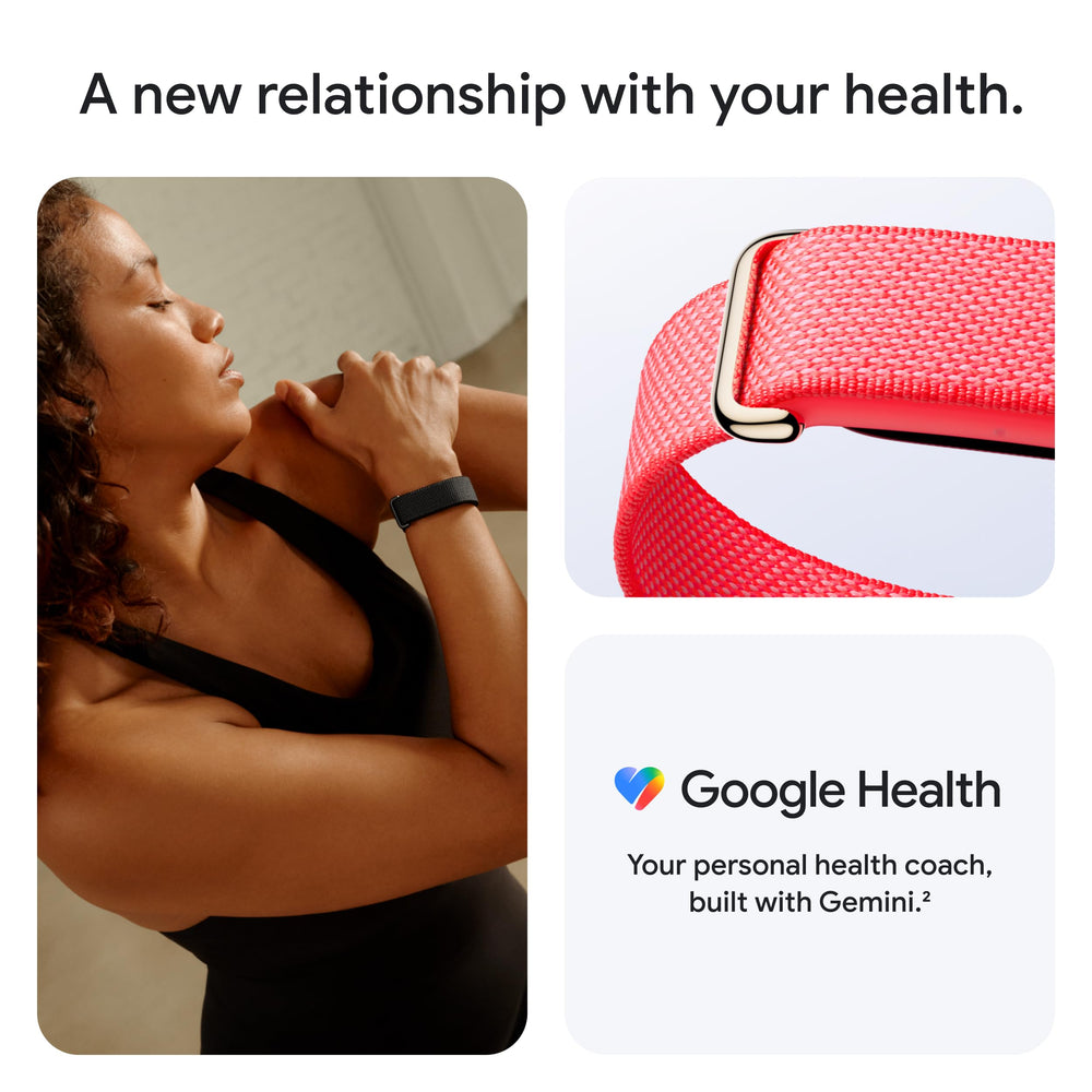 Fitbit Air loop texture detail showing breathable material and durability