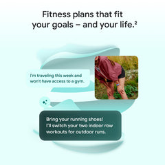 Fitbit Air on-wrist during workout showing Fitbit staying put