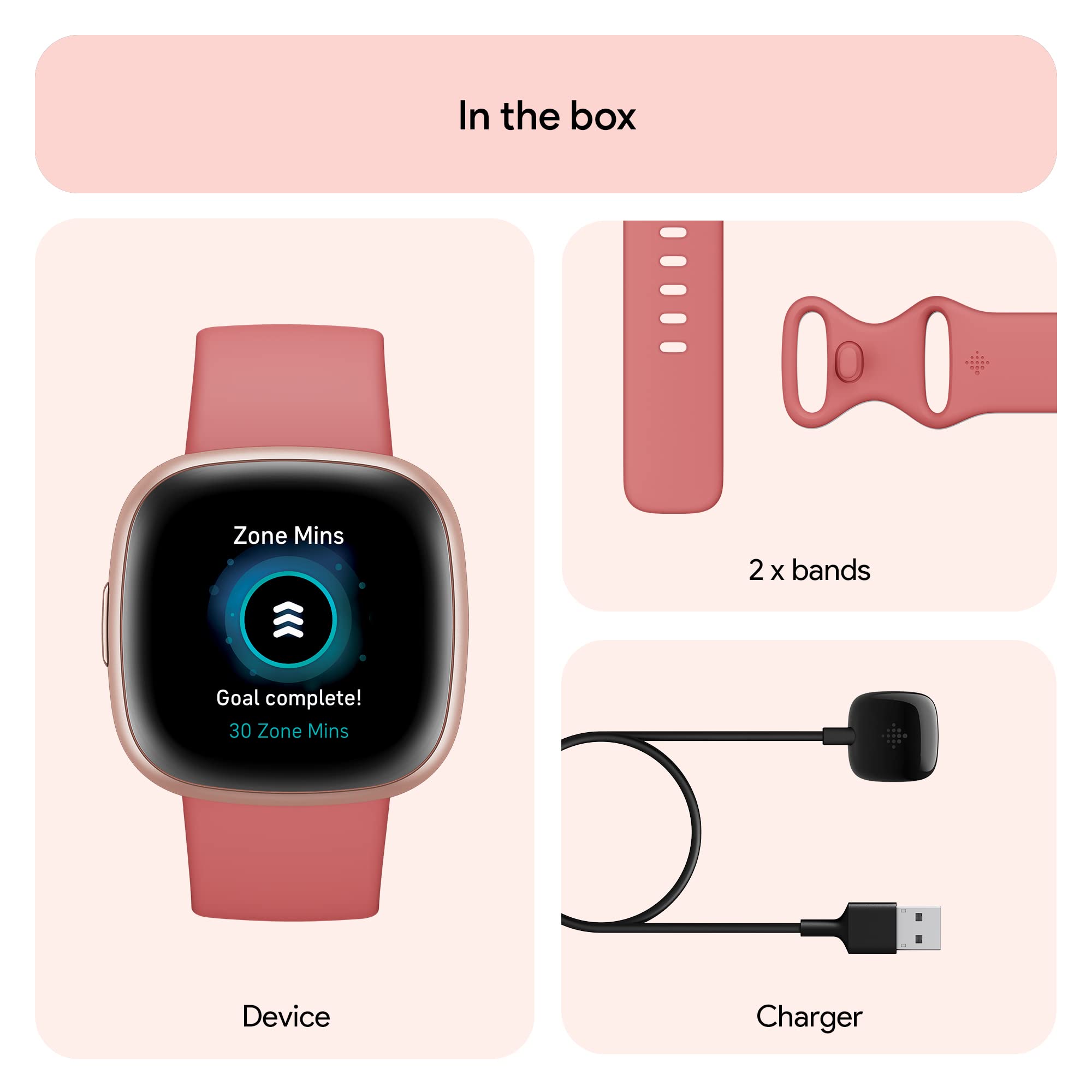 Lifestyle con Fitbit Versa 4 integrándose en actividades cotidianas y bienestar