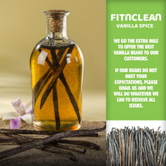 Vaina FITNCLEAN VANILLA cortada mostrando pulpa para extracción eficiente