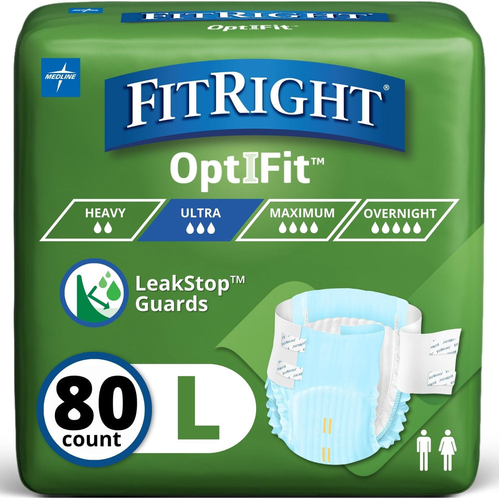 FitRight empaque frontal mostrando cantidad y talla, protege con confianza