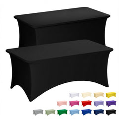 Fixwal mantel frontal sobre mesa 6ft mostrando ajuste limpio y profesional