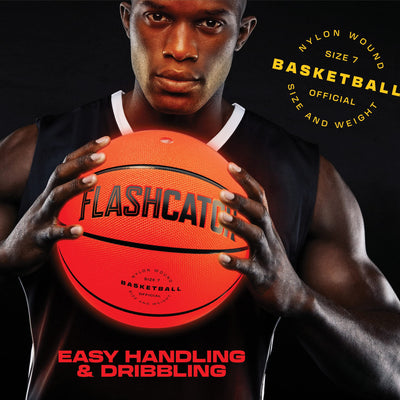 FlashCatch batteries included beside ball, keeps games running longer