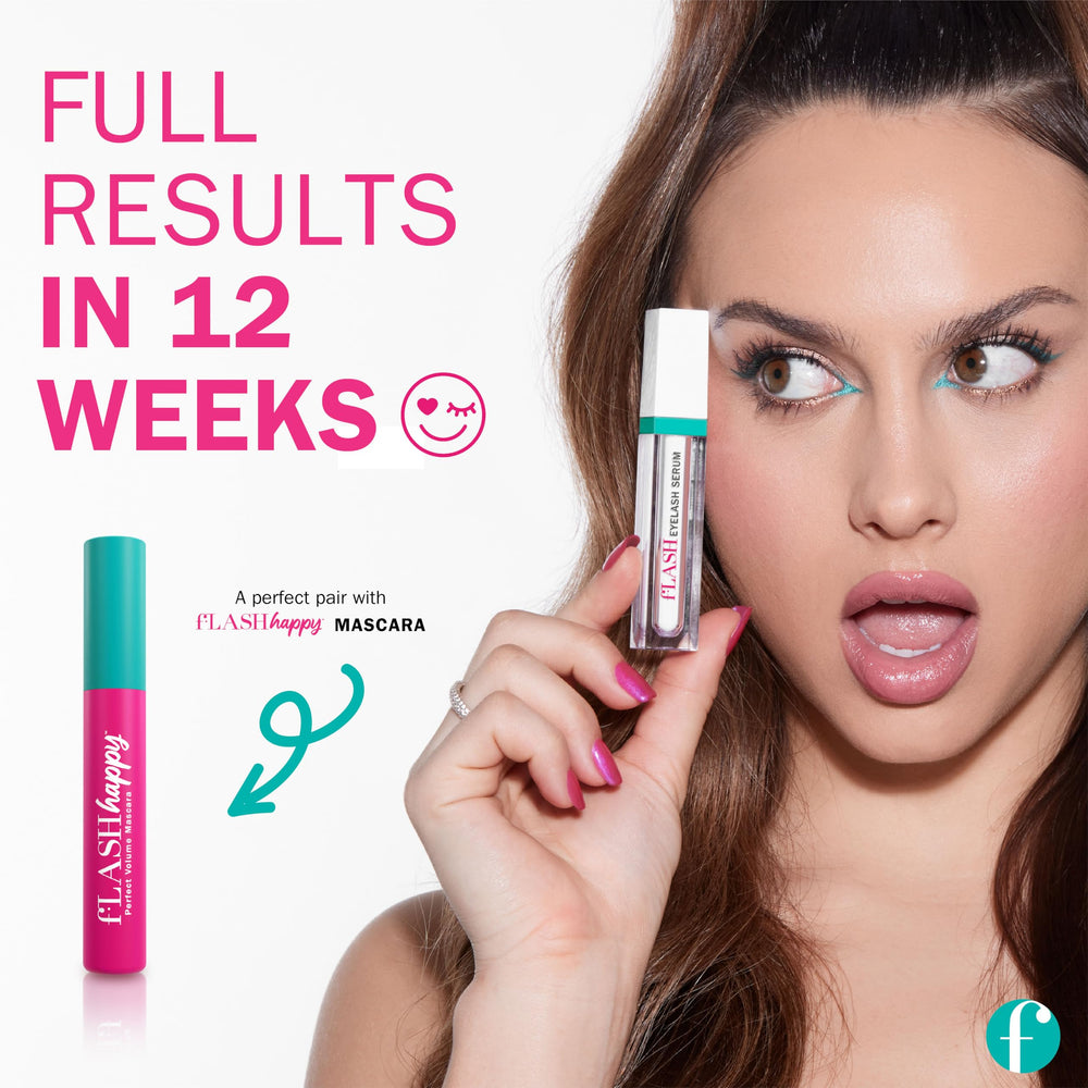 FLASHSERUM etiqueta con información e ingredientes visibles