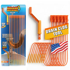 FlexiSnake kit frontal mostrando 10 varillas y mango, solución rápida