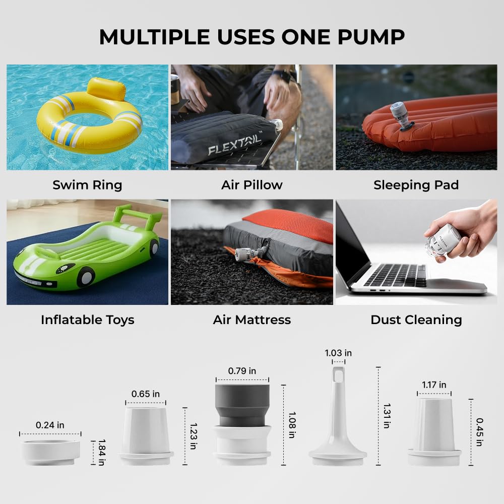 FLEXTAILGEAR Tiny Pump 3X empaque minimalista pensado como regalo práctico