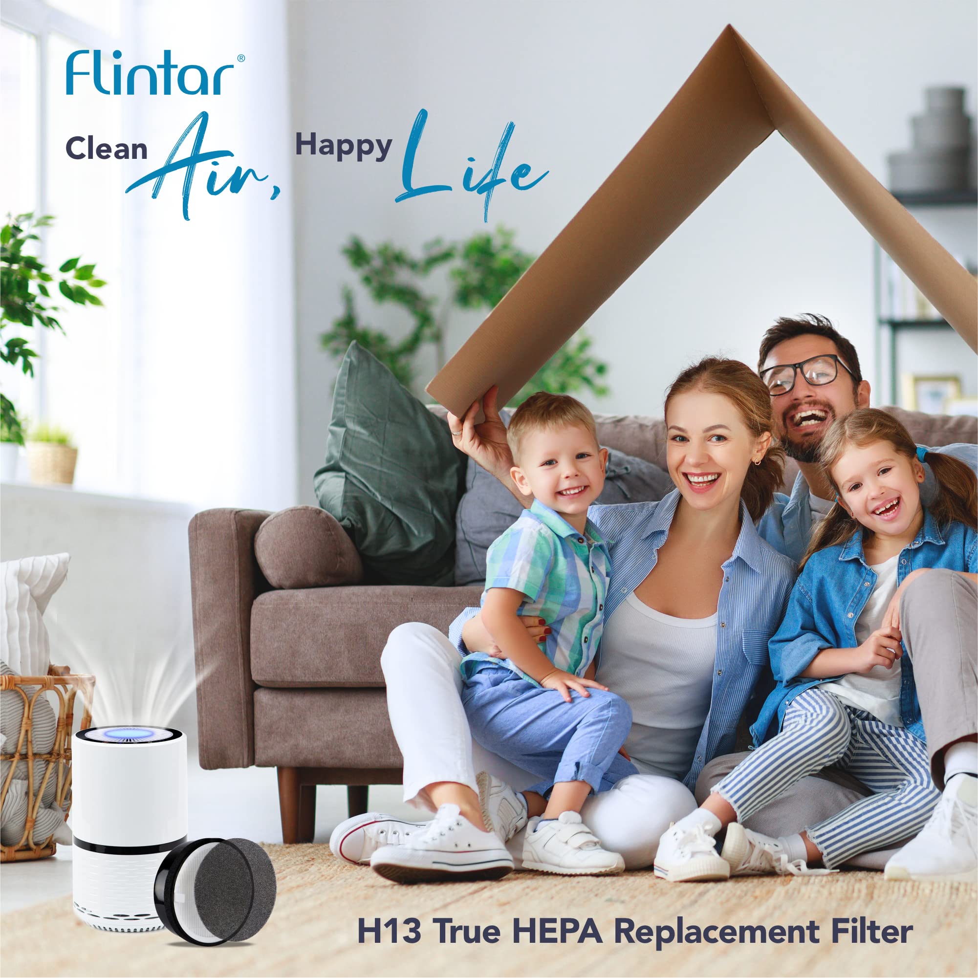 Flintar prefiltro mostrando malla, captura polvo y pelo eficazmente