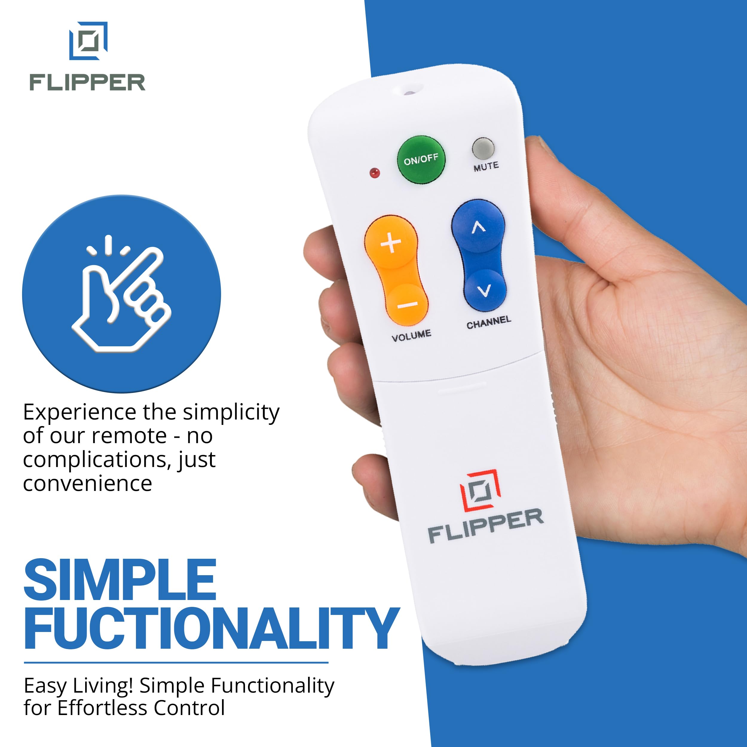 Flipper comparado con mano para mostrar tamaño accesible y cómodo